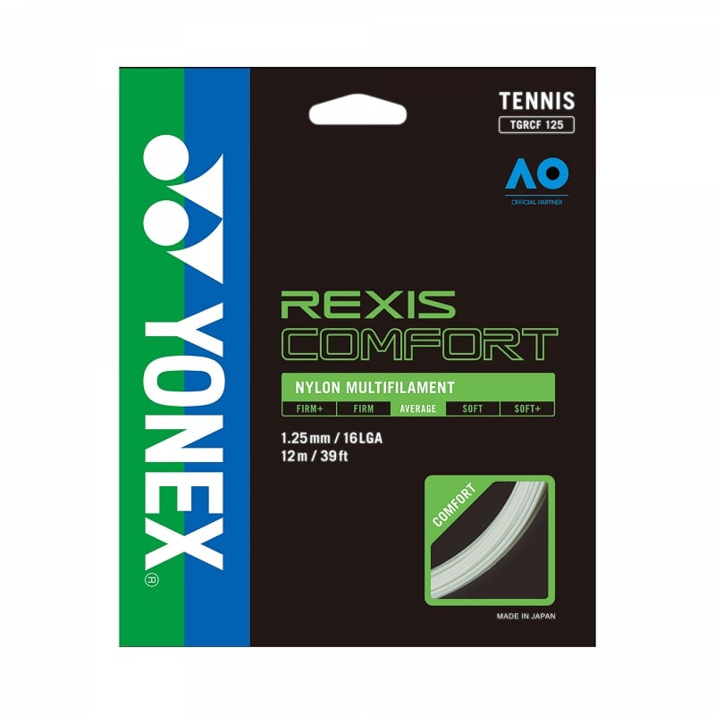 CUERDA TENIS YONEX REXIS CONFORT 16L/1.25MM BLANCA 12 MTS - 1