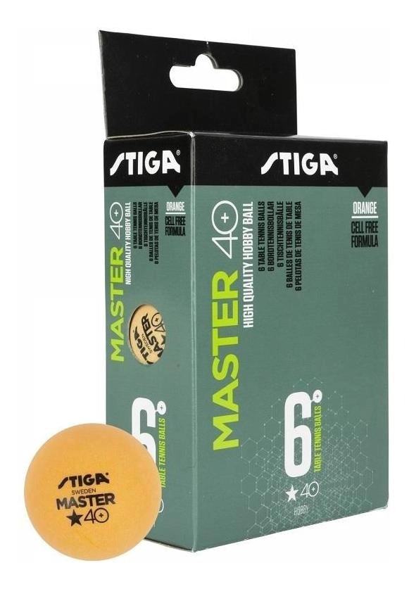 PELOTA TENIS DE MESA STIGA MASTER NARANJA 1 ESTRELLA - 1