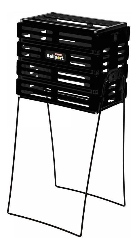 CANASTO RECOGE PELOTAS PLASTICO UNIQUE NEGRO - 1