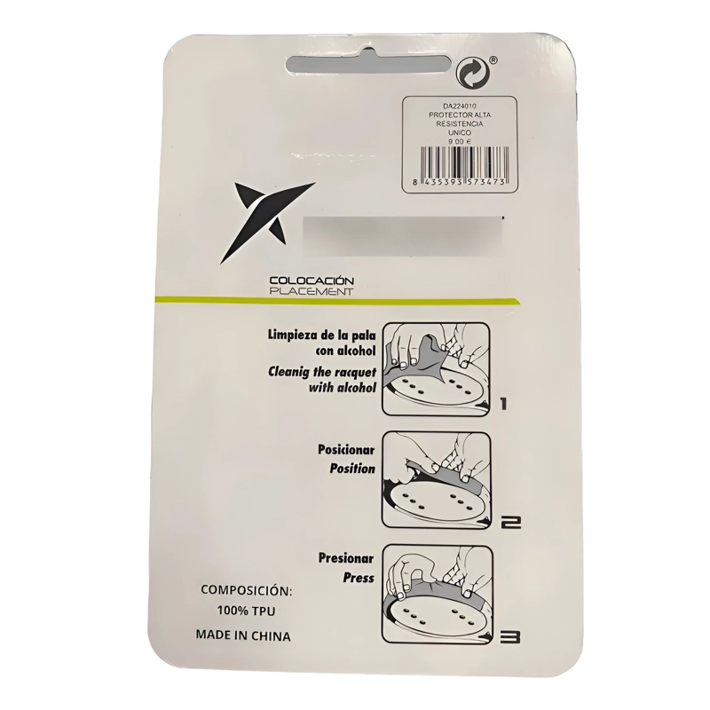 PROTECTOR PADEL DROP SHOT ALTA RESISTENCIA WH - 2