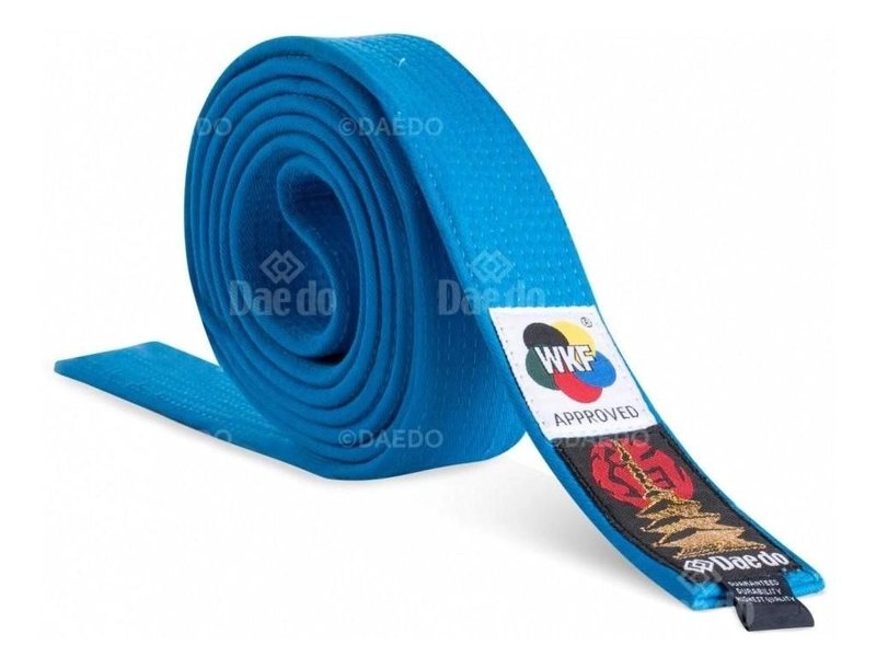 CINTURON KARATE DAEDO WKF AZUL 310 CMS. - 1