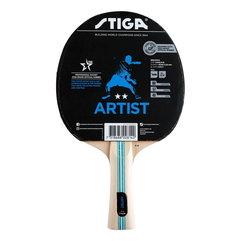 PALETA TENIS DE MESA STIGA ARTIST 2 ESTRELLAS - 1