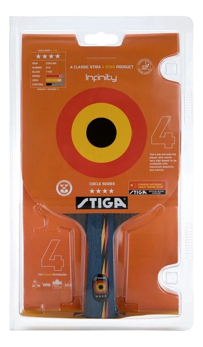 PALETA TENIS DE MESA STIGA INFINTY 4 ESTRELLAS - 1
