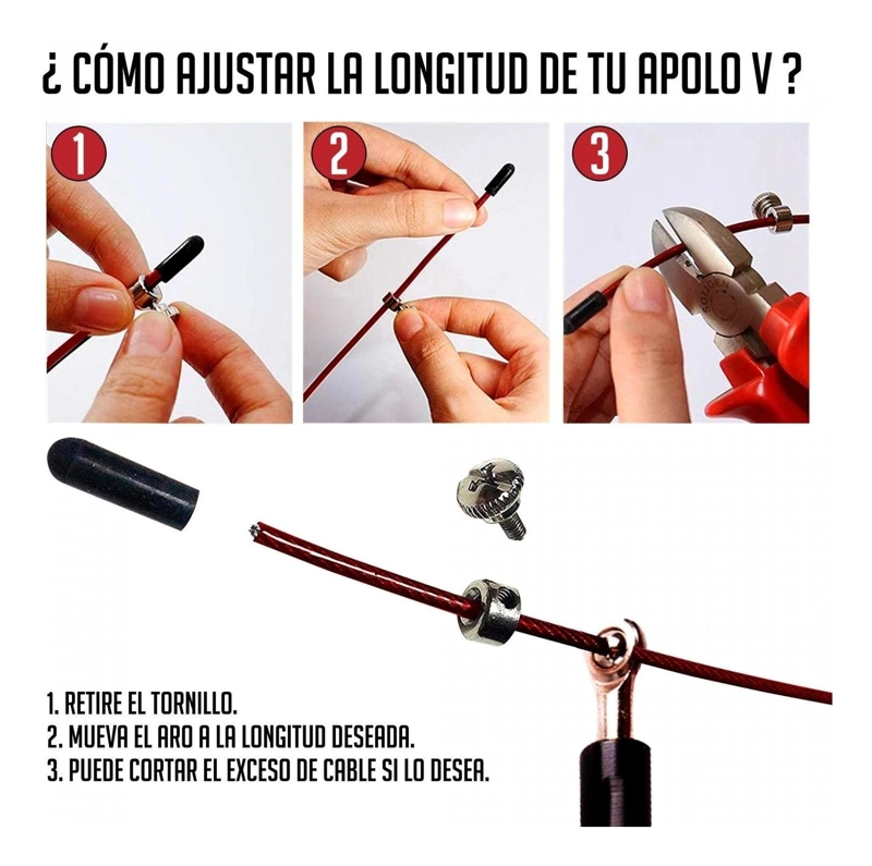 CUERDA DE SALTO K6 APOLO V AJUSTABLE - 6