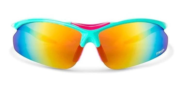 LENTES BICI TRIP FEMM 5 MICAS AZUL/ROSA - 2