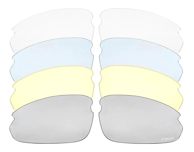 LENTES BICI TRIP FEMM 5 MICAS AZUL/ROSA - 4