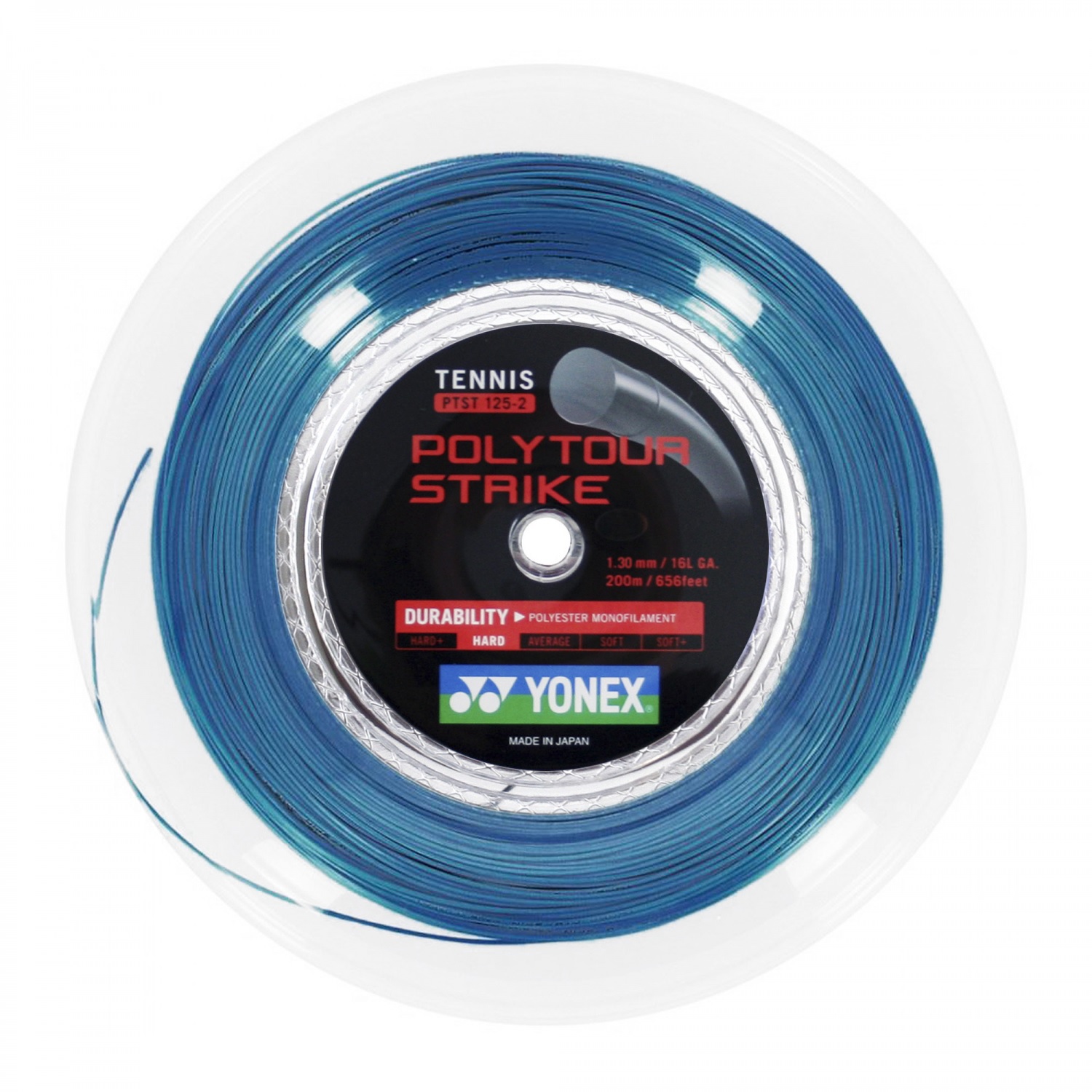 CUERDA TENIS YONEX POLY TOUR STRIKE 16L/1.30MM AZUL 200 M - 1