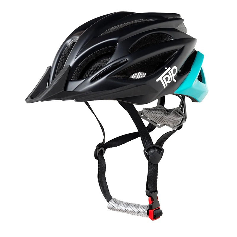 CASCO BICI TRIP MTB DELIRIUM NEGRO/TURQUESA - 1