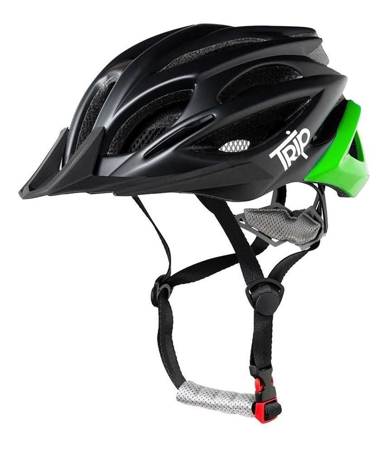 CASCO BICI TRIP MTB NEGRO/VERDE - 1