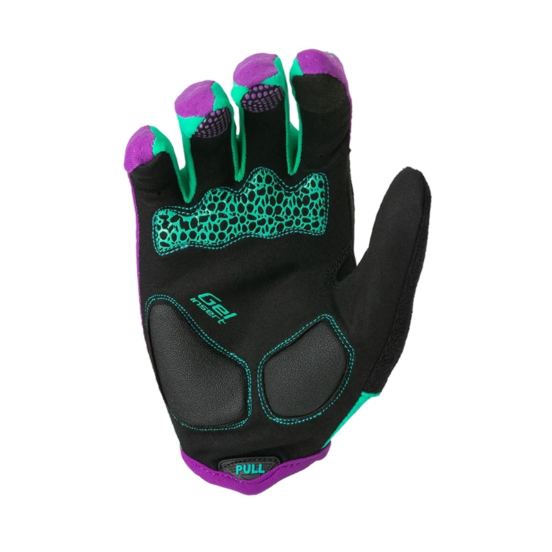 GUANTES BICI LARGOS  MUJER TRIP PURPLE/BLUE - 2