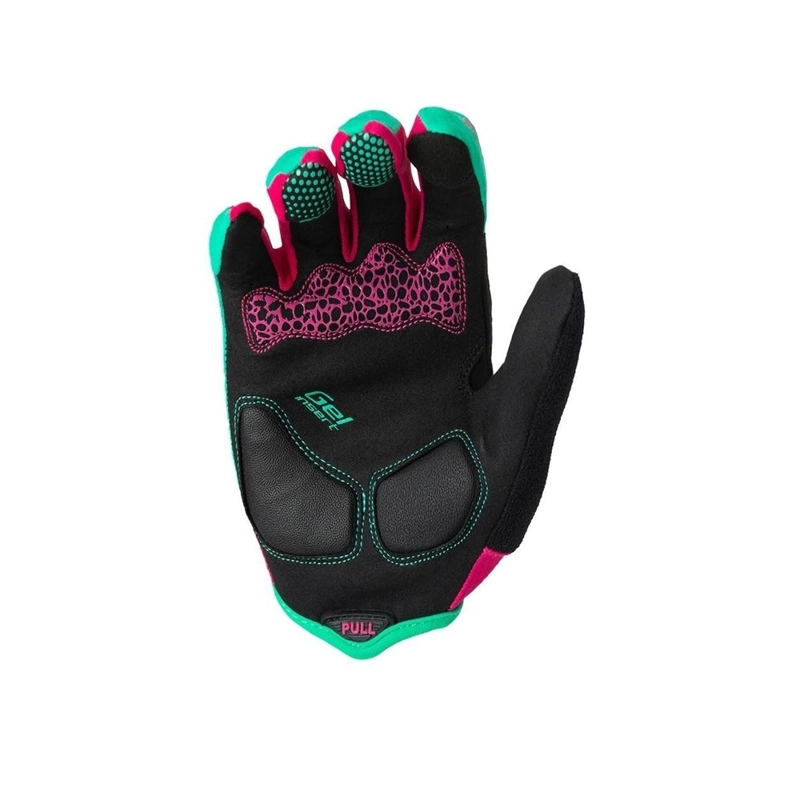 GUANTES BICI LARGOS MUJER TRIP BLUE/PINK - 2