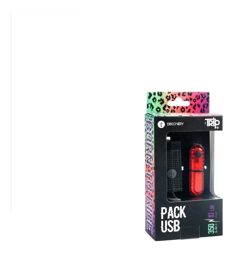 LUZ BICI TRIP USB PACK DISCOVERY 10 LM / 350 LM - 3