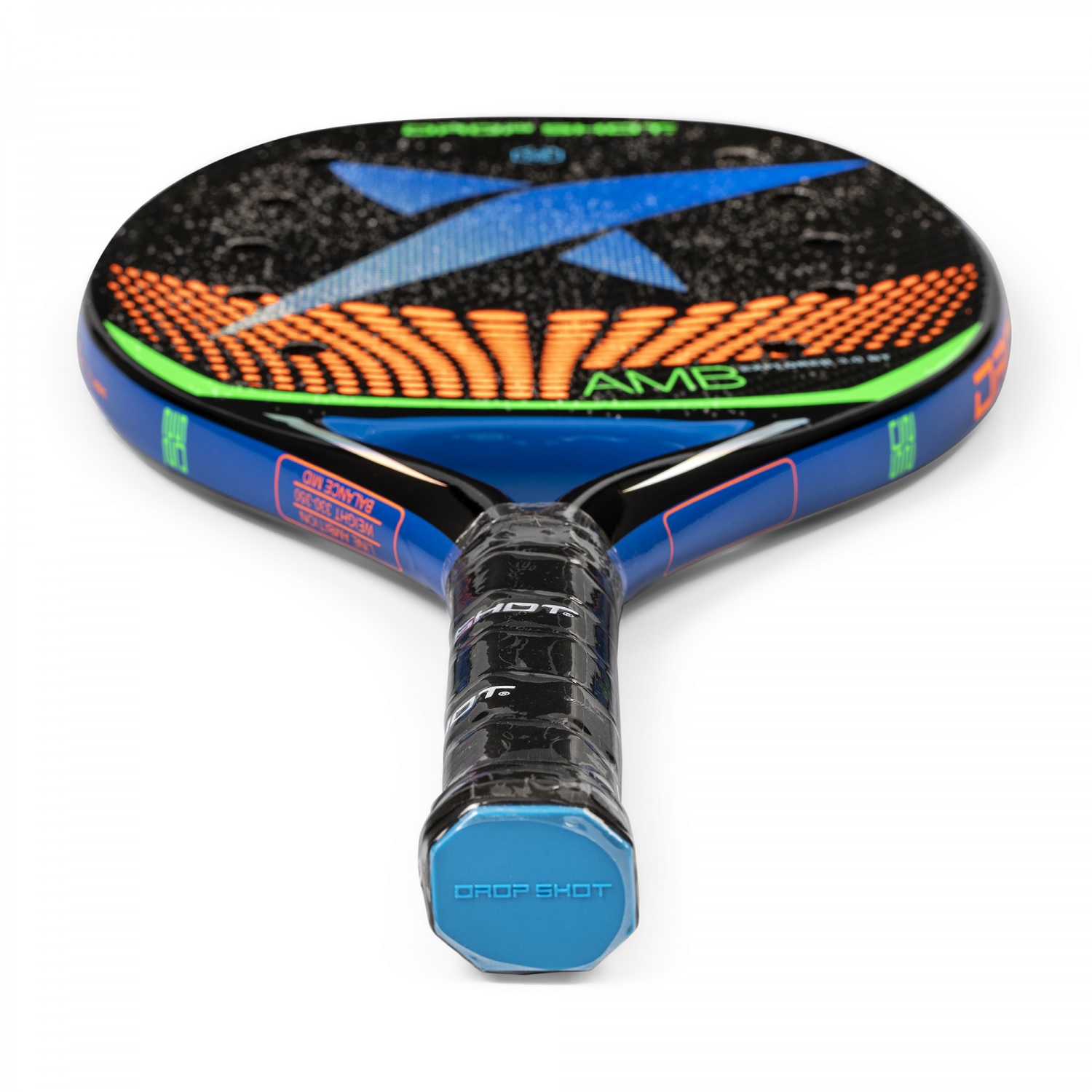 Drop Shot Bronco Beach Tennis Schläger – Für Fortgeschrittene & Profis, Ovales Design