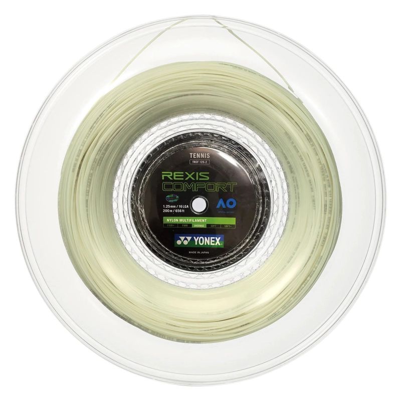 CUERDA DE TENIS YONEX REXIS COMFORT 16L/1.25MM BLANCA 200 MT - 1