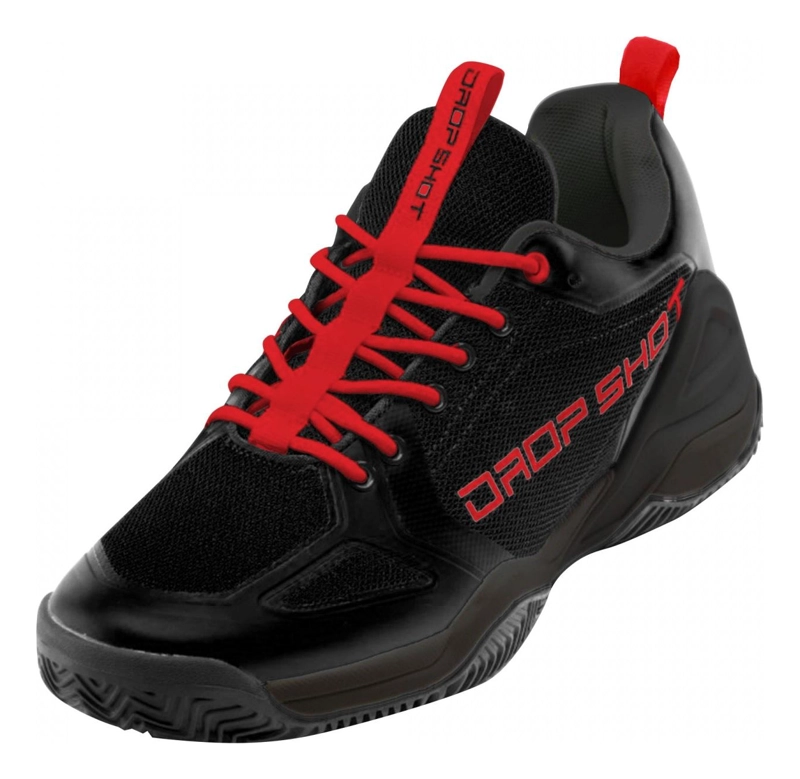 ZAPATILLA PADEL DROP SHOT DORAMA NEGRO/ROJO 2023 - 1