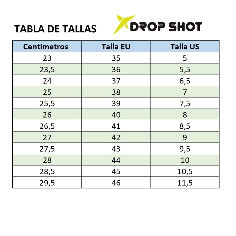 ZAPATILLA PADEL DROP SHOT DORAMA AZUL/NARANJO - 5