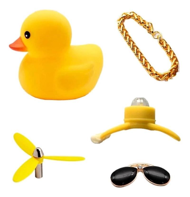 PATITO DE HULE FACHERO PARA TU BICI O CASCO CHINITA - 2