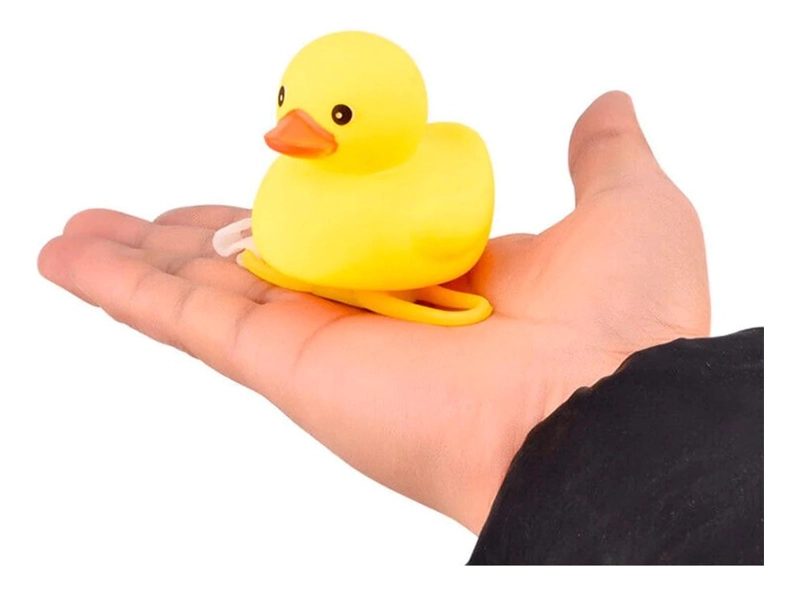 PATITO DE HULE FACHERO PARA TU BICI O CASCO IRON MAN - 3
