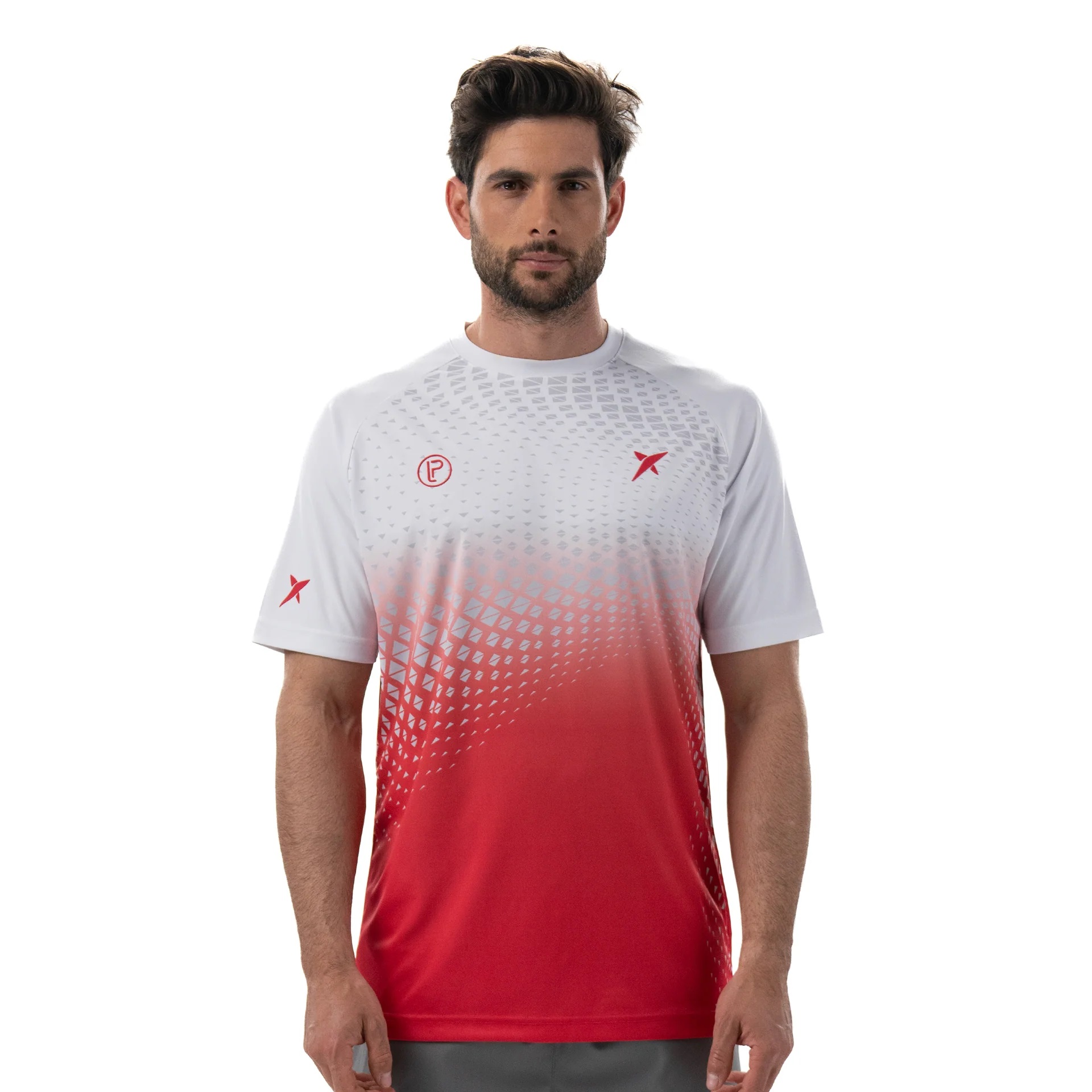 POLERA PADEL UNISEX DROP SHOT BENARA LIMA BLANCA 2024 - 1