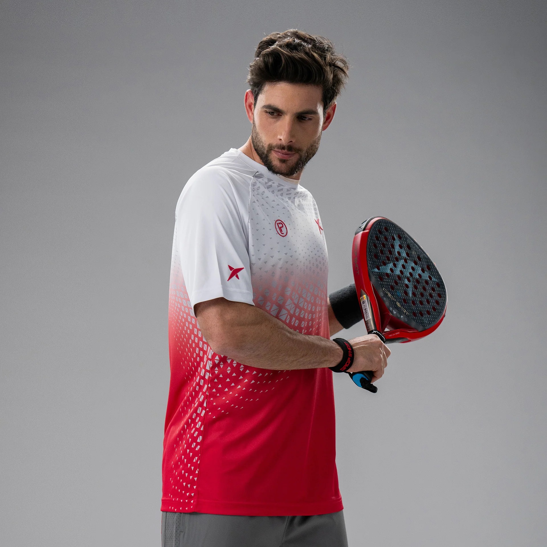 POLERA PADEL UNISEX DROP SHOT BENARA LIMA BLANCA 2024 - 3