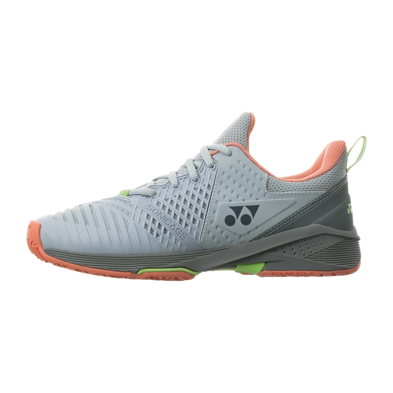 ZAPATILLA TENIS YONEX SONICAGE 3 WOMEN GRIS AZULADO-ROSA - 3