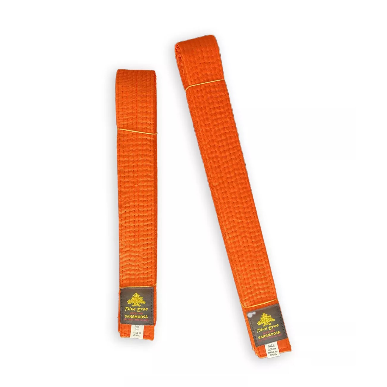 CINTURON ARTES MARCIALES PINE TREE NARANJO 245 CMS. - 1