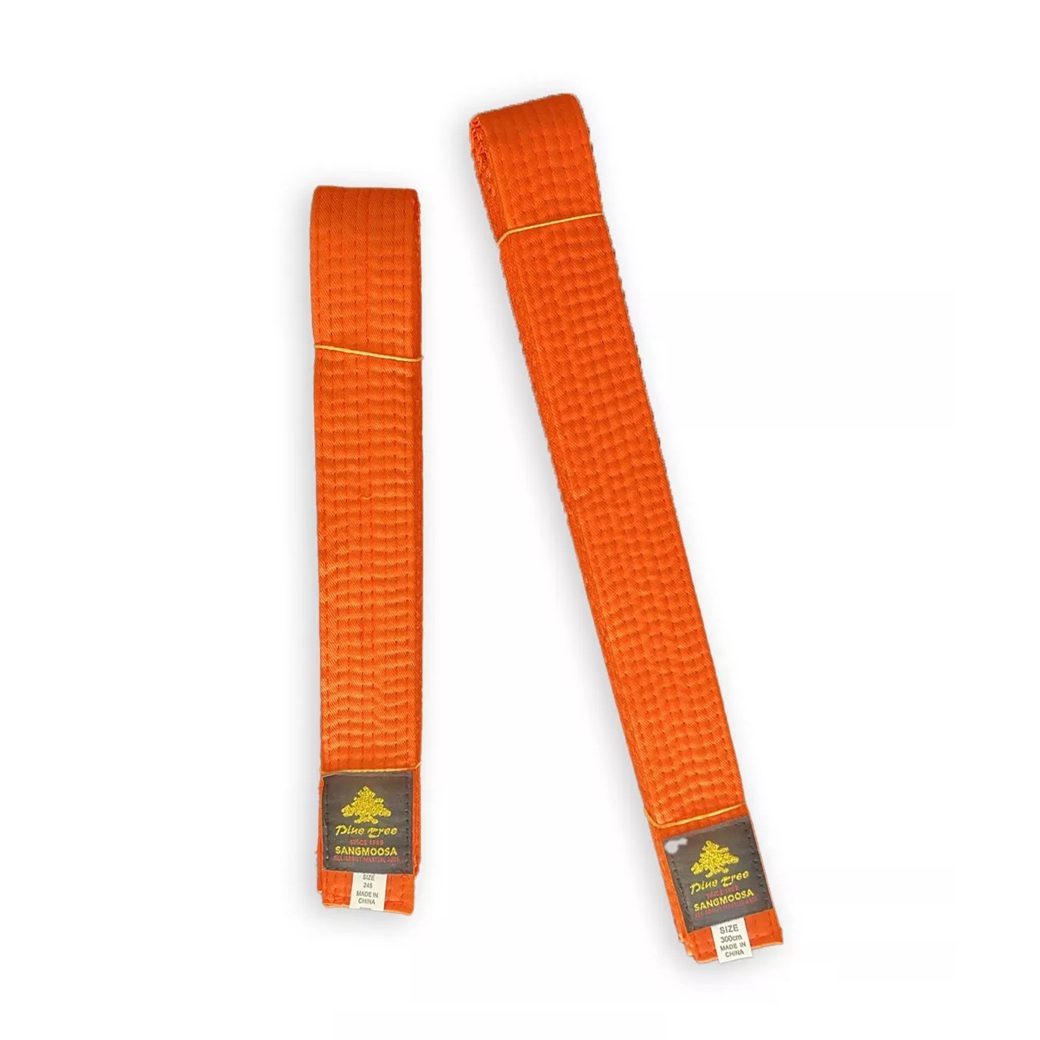 CINTURON ARTES MARCIALES PINE TREE NARANJO 245 CMS. - 2