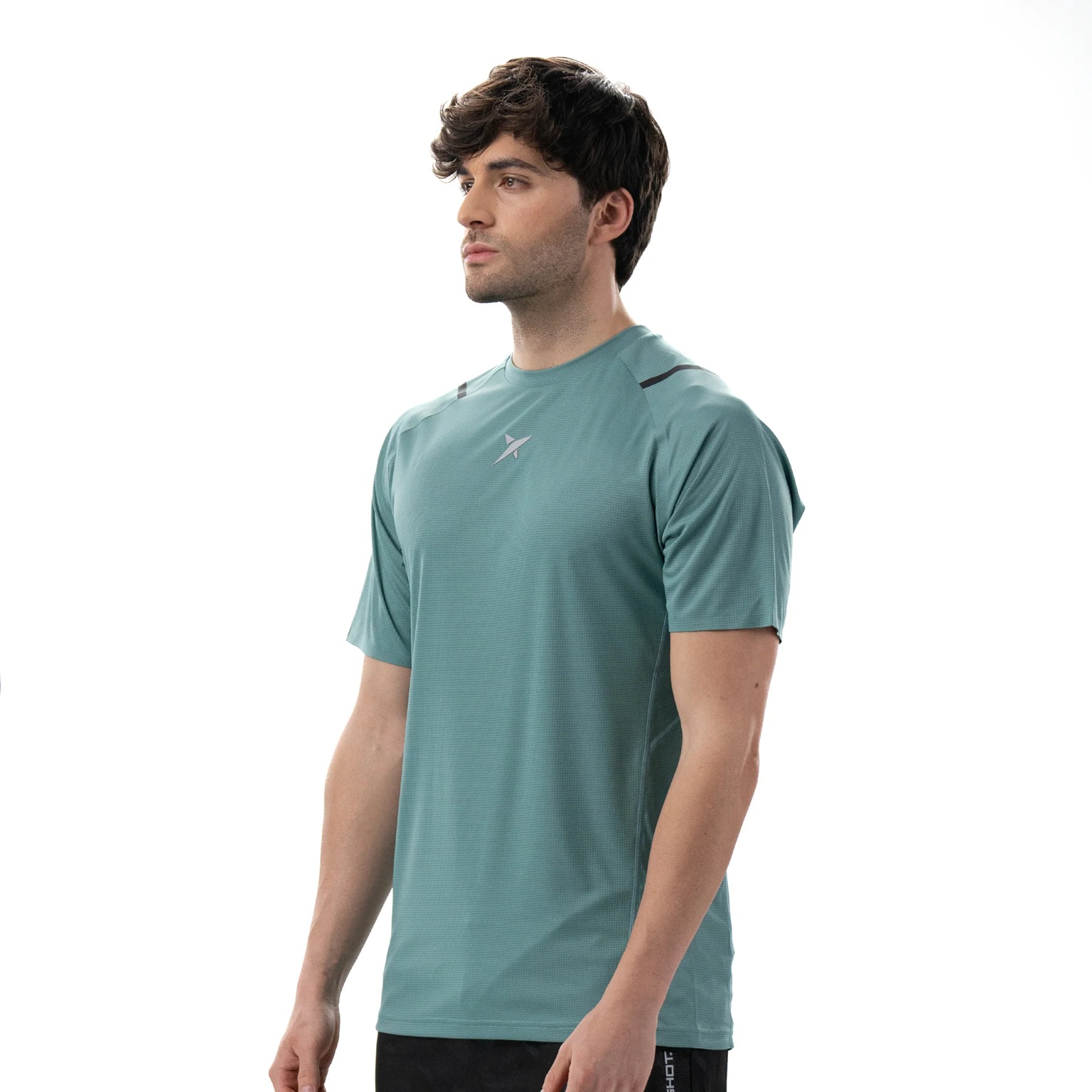 POLERA PADEL HOMBRE DROP SHOT VERDE GLADIUS J. SANS 2024 - 2