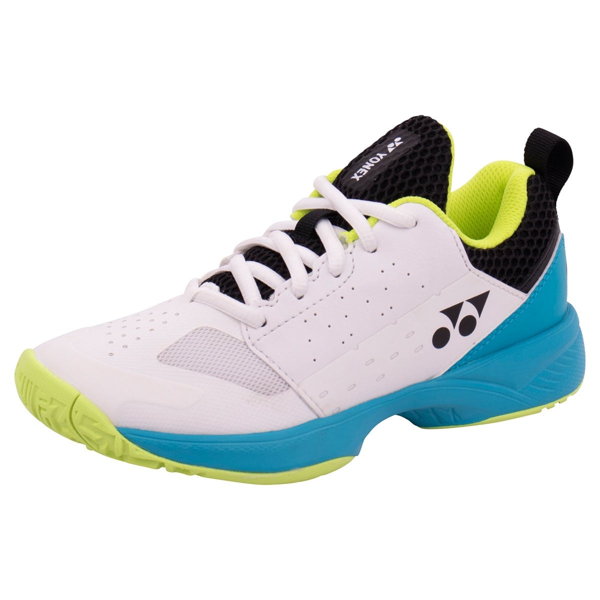 ZAPATILLA TENIS YONEX JUNIOR LUMIO BLANCO-TURQUESA - 1