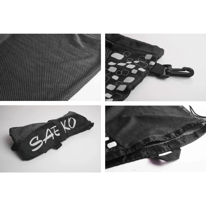 BOLSO MALLA NATACION MB02 NEGRO SAEKO - 2