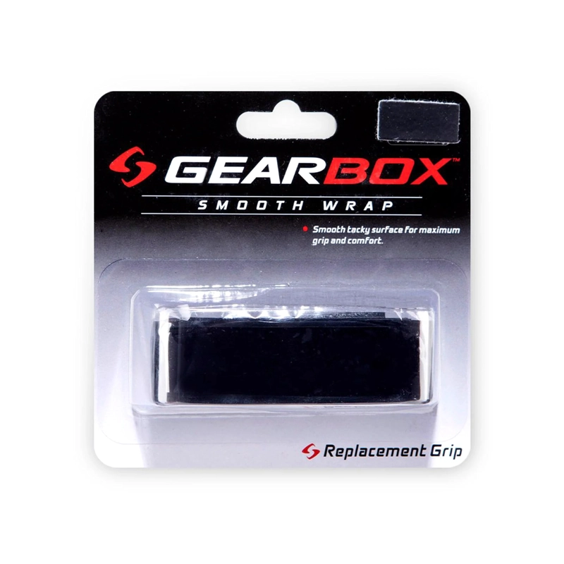 GRIP REEMPLAZO RACQUETBALL GEARBOX SMOOTH WRAP NEGRO - 2