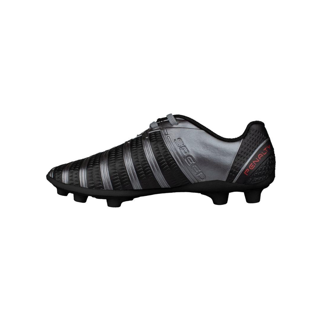 ZAPATO DE FUTBOL PENALTY SPEED XXI GRIS-ROJO - 2