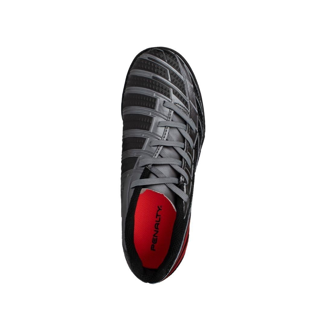 ZAPATO DE FUTBOL PENALTY SPEED XXI GRIS-ROJO - 3