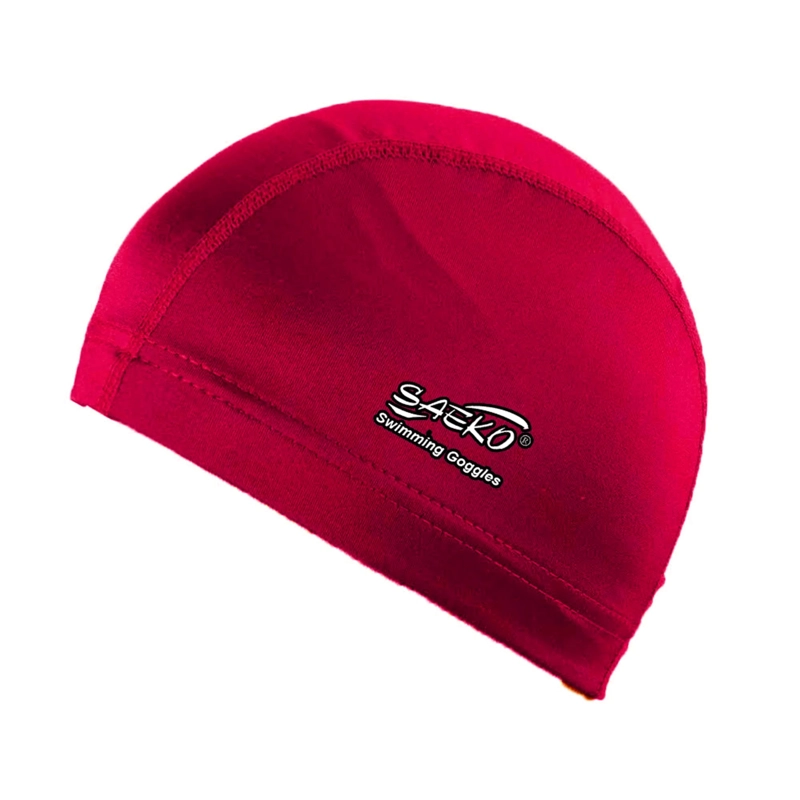 GORRA DE NATACION SAEKO LYCRA C0004 ROJO - 1