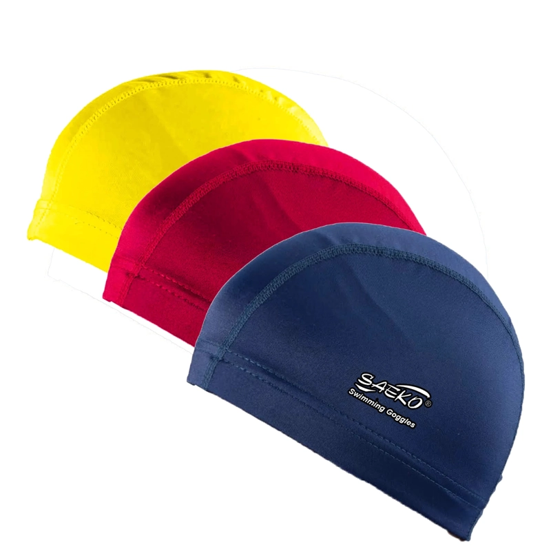GORRA DE NATACION SAEKO LYCRA C0004 ROJO - 2