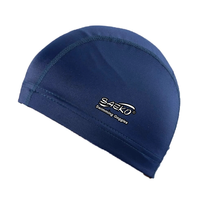 GORRA DE NATACION SAEKO LYCRA C0004 AZUL MARINO - 1