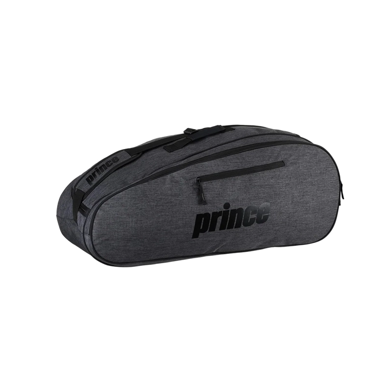 BOLSO TENIS PRINCE ESSENTIALS GRIS 6 RAQUETAS - 1