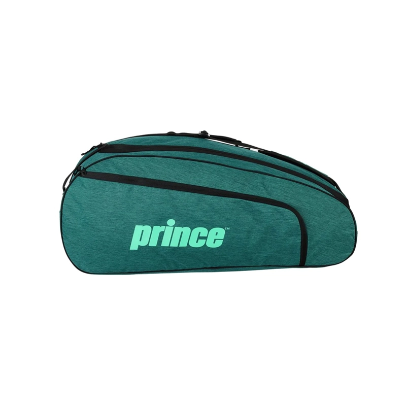 BOLSO TENIS PRINCE ESSENTIALS GREEN-MINT 6 RAQUETAS - 2