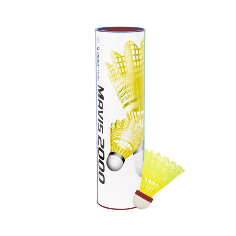 PLUMILLA DE BADMINTON YONEX MAVIS 2000P FAST AMARILLA X6 - 1