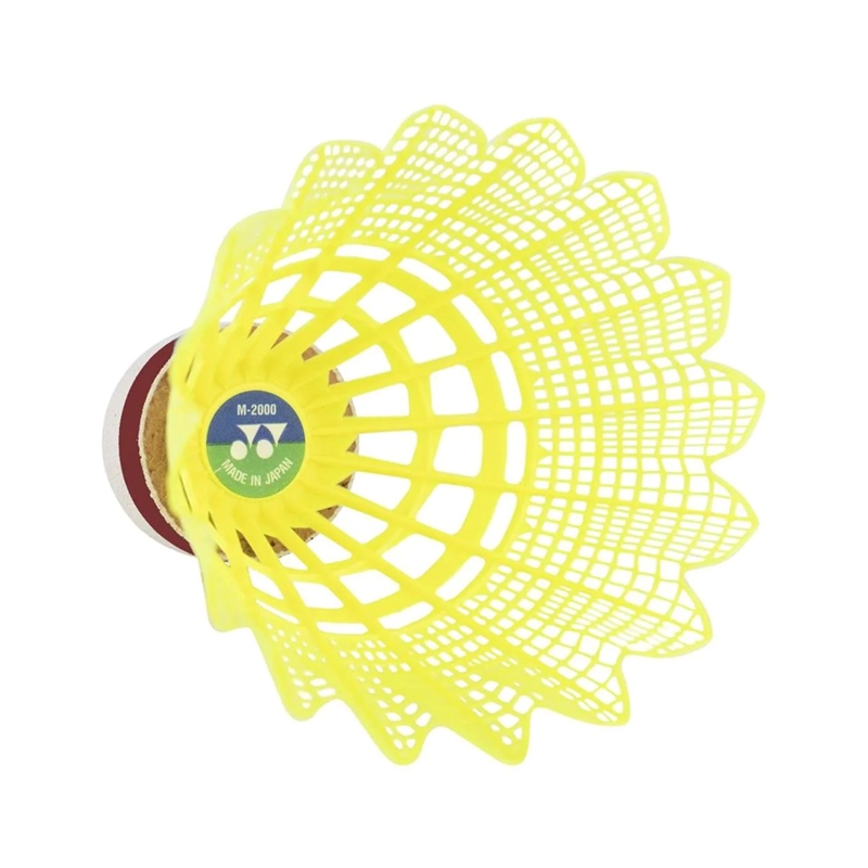 PLUMILLA DE BADMINTON YONEX MAVIS 2000P FAST AMARILLA X6 - 3