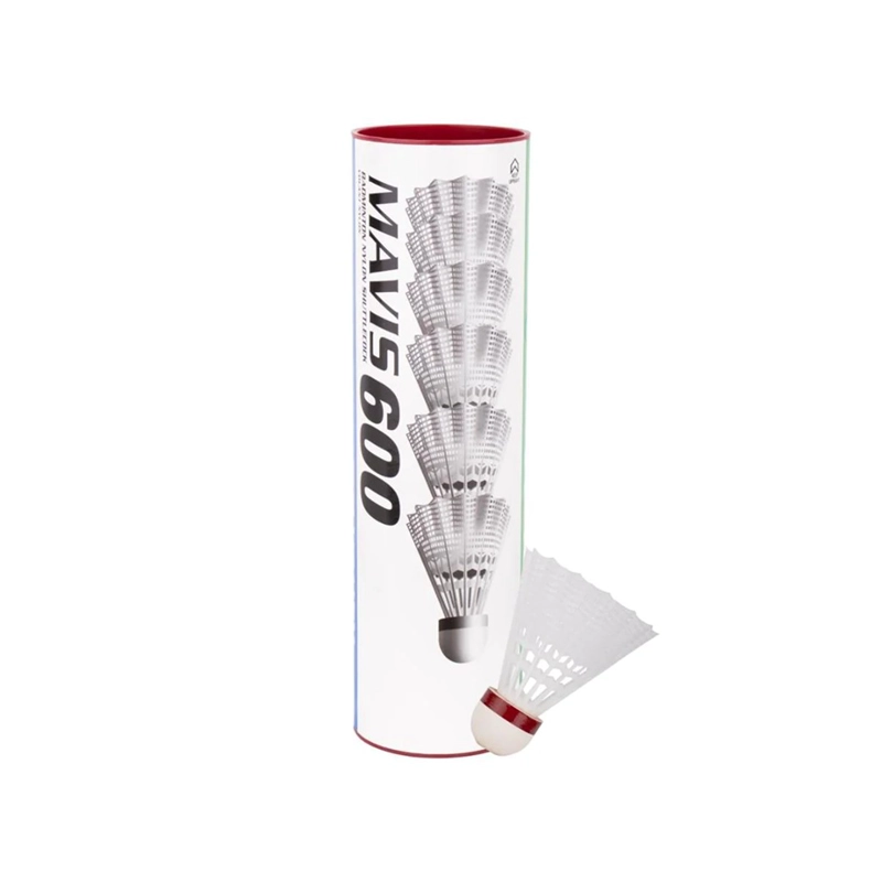 PLUMILLA DE BADMINTON YONEX MAVIS 600 FAST BLANCA X6 - 1