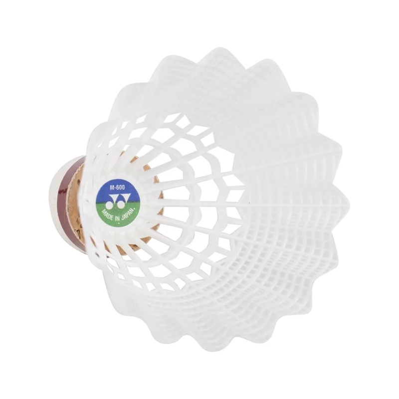 PLUMILLA DE BADMINTON YONEX MAVIS 600 FAST BLANCA X6 - 3