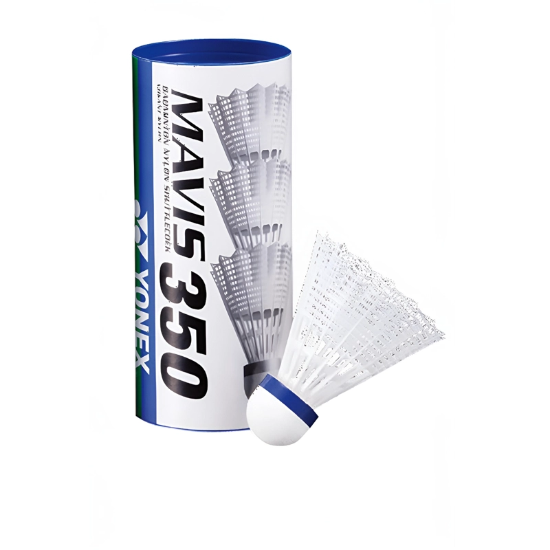 PLUMILLA DE BADMINTON YONEX MAVIS MEDIUM 350BP BLANCA X3 - 2