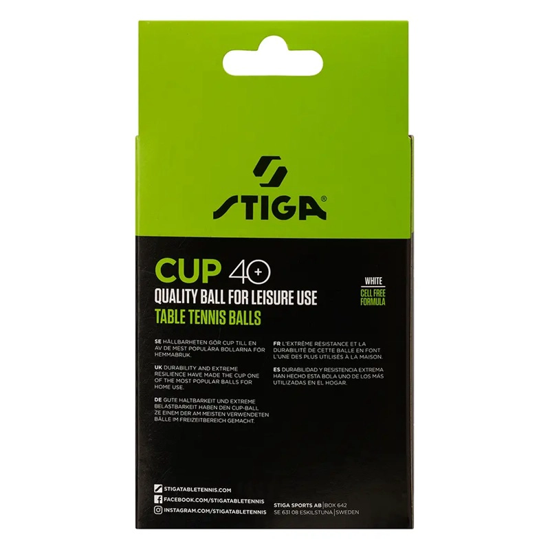 PELOTA DE TENIS DE MESA STIGA CUP 40+ BLANCA X12 - 2
