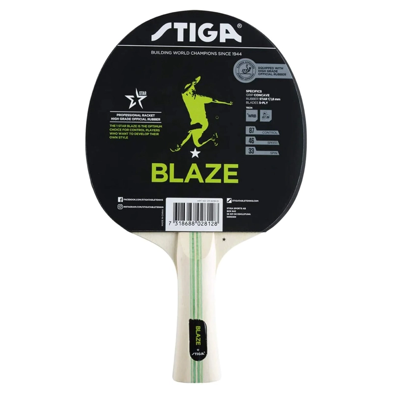 PALETA DE TENIS DE MESA STIGA BLAZE 1 ESTRELLA - 2