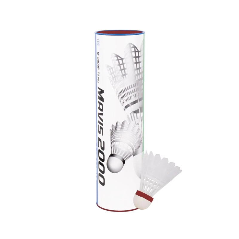 PLUMILLA DE BADMINTON YONEX 2000P FAST BLANCA X6 - 1