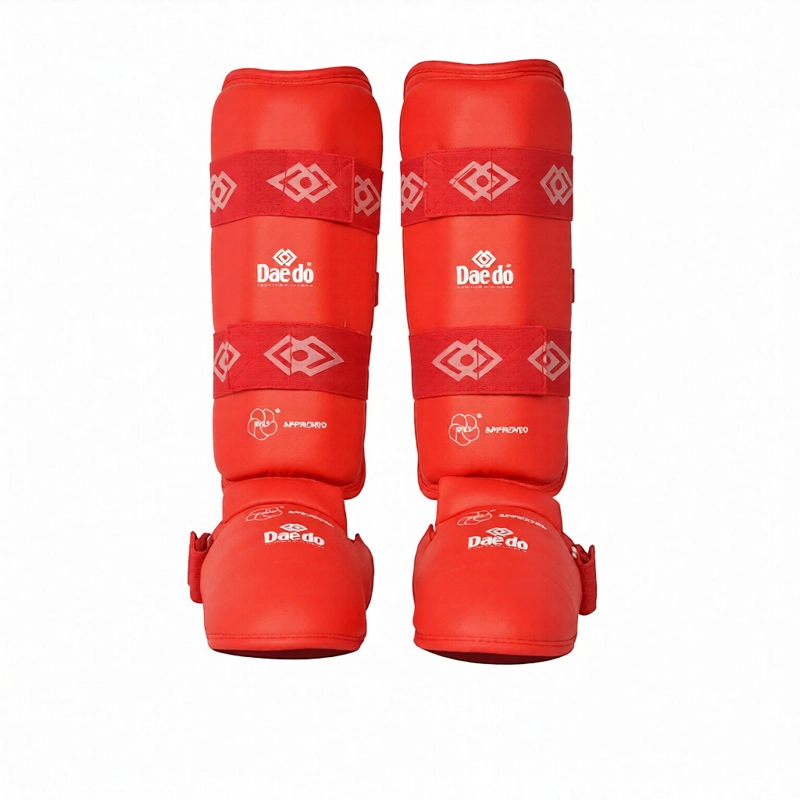 CANILLERA CON EMPEINERA KARATE DAEDO WKF ROJA - 1