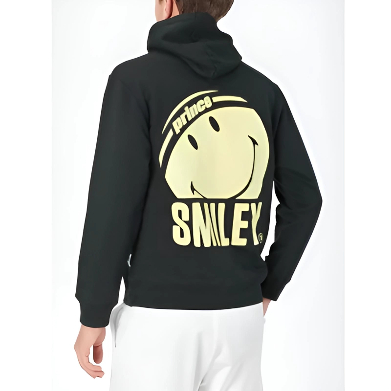 POLERON PRINCE X SMILEY ICON HOODIE NEGRO - 2