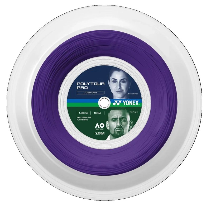 CUERDA TENIS YONEX POLYTOUR PRO 16L/1.15MM MNIGTH PUR 200 MT - 1