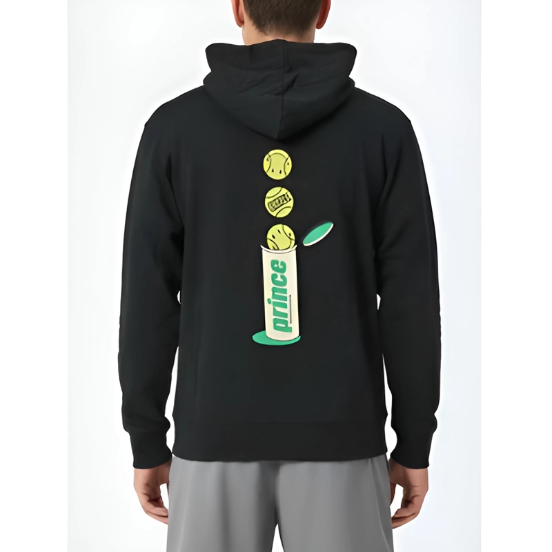 POLERON PRINCE X SMILEY BALL CAN HOODIE NEGRO - 2